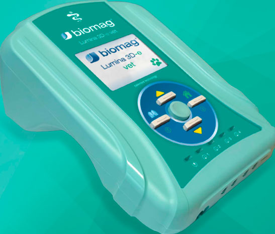 Equipo de magnetoterapia veterinaria Lumina 3D e vet